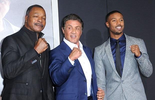 Michael B Jordan, Carl Weathers, Sylvester Stallone