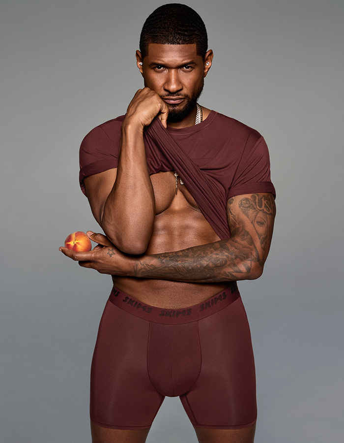 Usher in a SKIMS Mens campaign