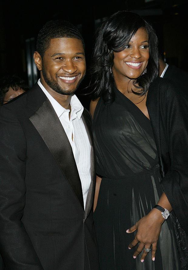 Usher and Tameka Foster