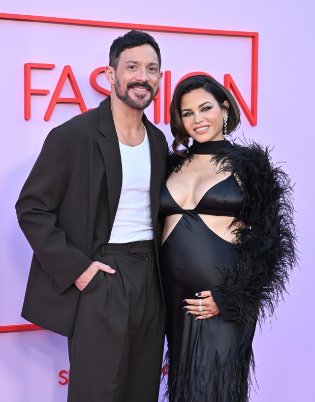 Steve Kazee and Jenna Dewan attend the FASHION TRUST U.S. Awards 2024 on April 09, 2024 in Beverly Hills, California. 