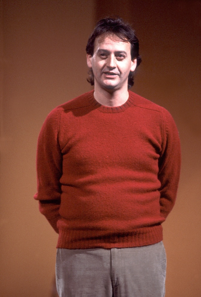 Joe Flaherty performs onstage during the Second City 20th Anniversary show