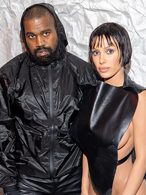 Kanye West and Bianca Censori
