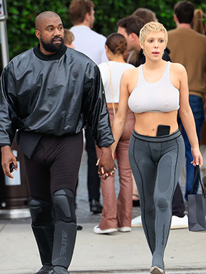 Kanye West and Bianca Censori