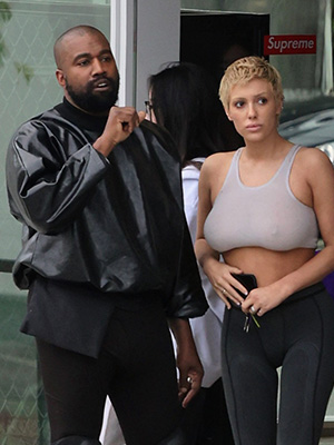 Kanye West and Bianca Censori