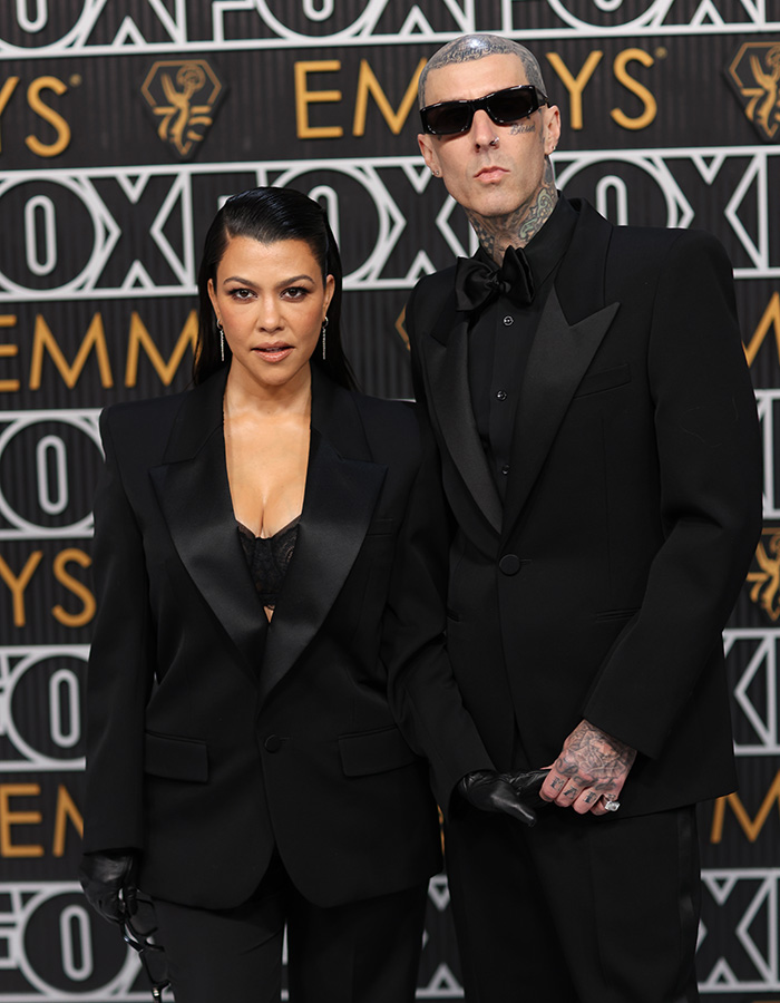 Kourtney Kardashian and Travis Barker