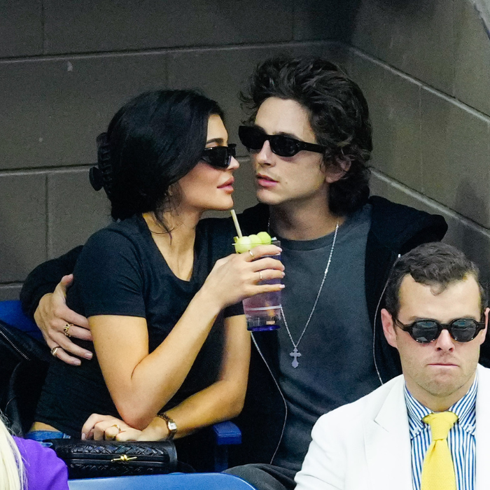 Kylie Jenner and Timothee Chalamet at the US Open