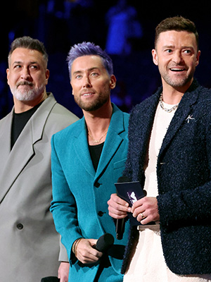 Joey Fatone, Lance Bass and Justin Timberlake