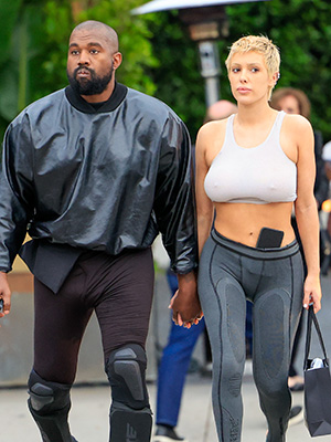 Kanye West and Bianca Censori