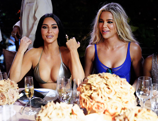 Kim Kardashian and Khloe Kardashian