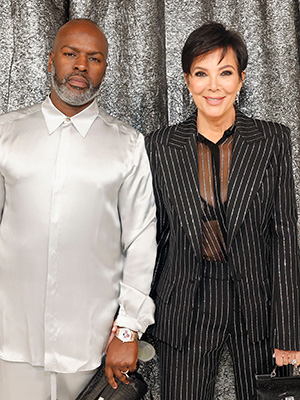 Corey Gamble and Kris Jenner