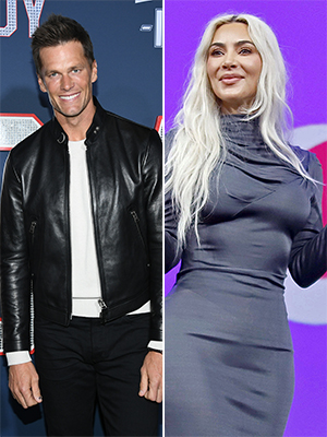 Tom Brady and Kim Kardashian
