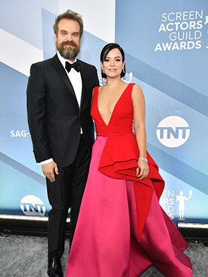 Lily Allen and David Harbour