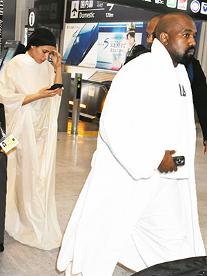 Bianca Censori and Kanye West in Japan