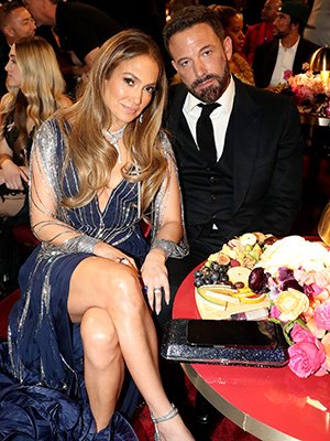 Jennifer Lopez and Ben Affleck at the Grammys