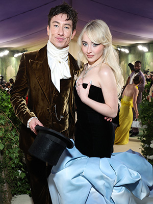 Barry Keoghan and Sabrina Carpenter at the 2024 Met Gala