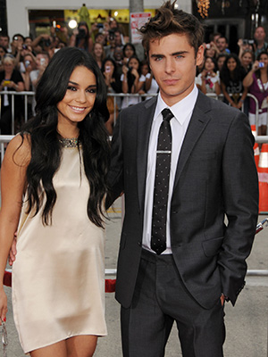 Vanessa Hudgens and Zac Efron