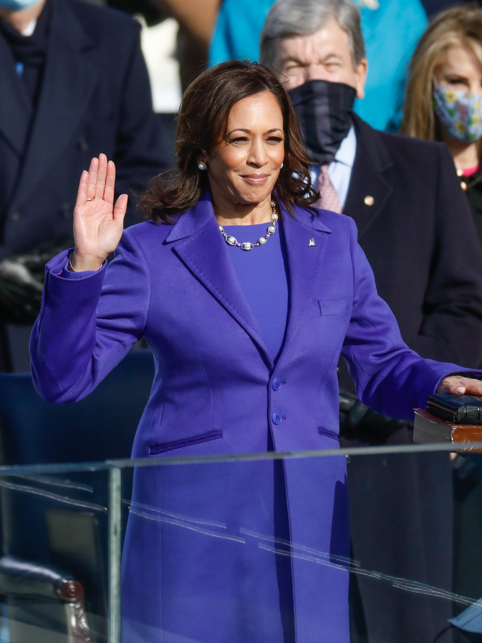 Vice President Kamala Harris during the Presidential Inauguration