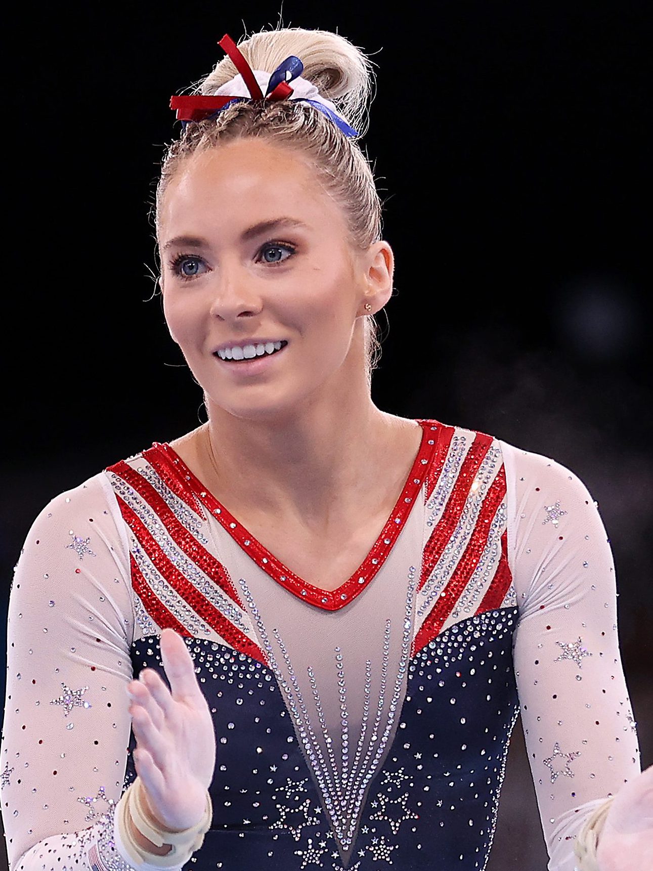 TOKYO, JAPAN - AUGUST 01: Mykayla Skinner of Team United States competes in the Women's Vault Final on day nine of the Tokyo 2020 Olympic Games at Ariake Gymnastics Centre on August 01, 2021 in Tokyo, Japan. (Photo by Laurence Griffiths/Getty Images)
