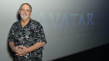 LOS ANGELES, CALIFORNIA - APRIL 21: Jon Landau attends the press preview for the opening of "The Art Of Avatar: The Way Of Water" Immersive Experience celebrating the film now on digital at Lighthouse Artspace LA on April 21, 2023 in Los Angeles, California. (Photo by Unique Nicole/Getty Images)