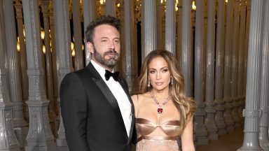 LOS ANGELES, CALIFORNIA - NOVEMBER 04: (L-R) Ben Affleck, wearing Gucci, and Jennifer Lopez, wearing Gucci, attend the 2023 LACMA Art+Film Gala, Presented By Gucci at Los Angeles County Museum of Art on November 04, 2023 in Los Angeles, California. (Photo by Presley Ann/Getty Images for LACMA)