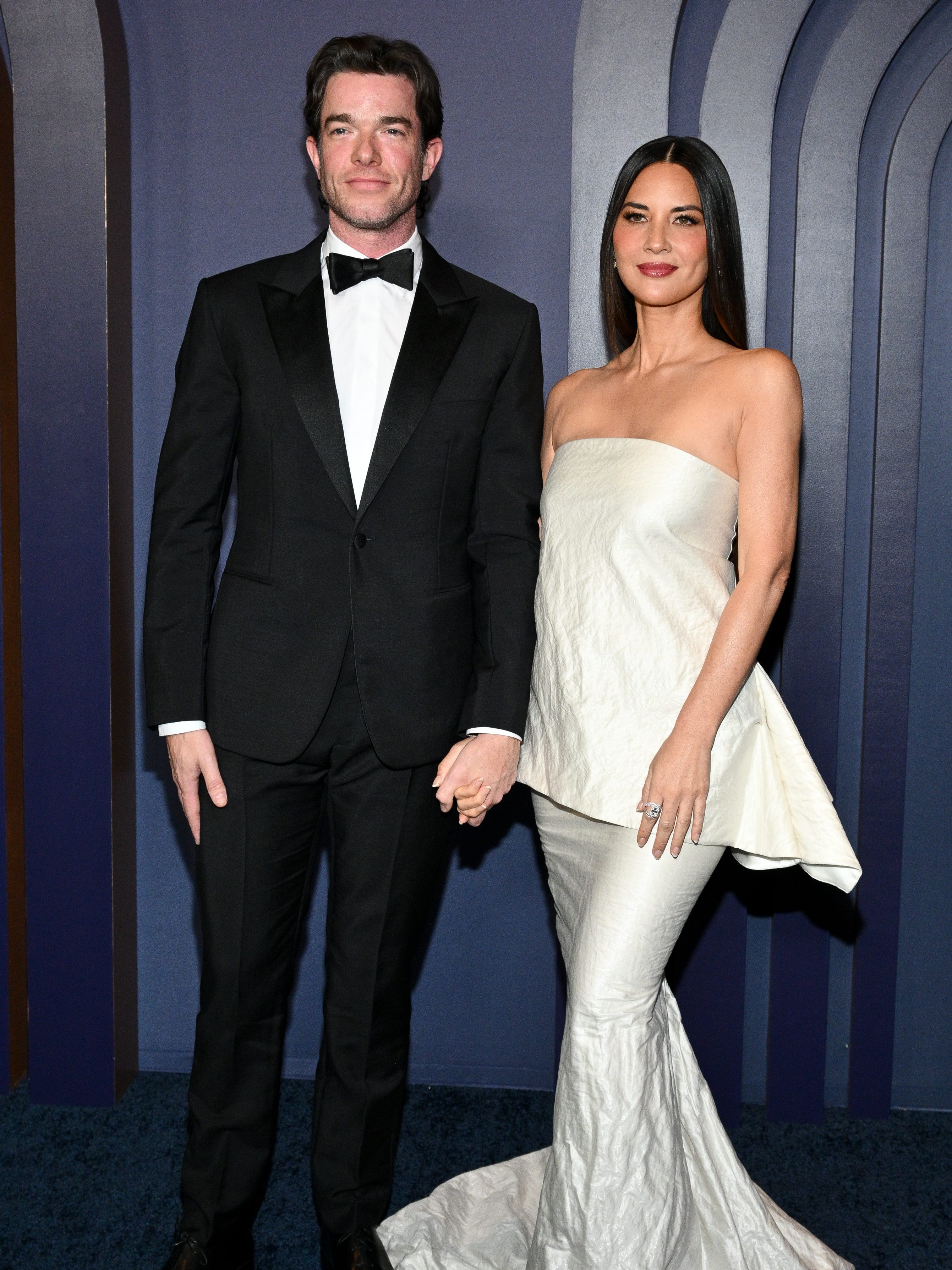 John Mulaney and Olivia Munn at the 14th Governors Awards held at The Ray Dolby Ballroom at Ovation Hollywood on January 9, 2024 in Los Angeles, California. (Photo by Michael Buckner/Variety via Getty Images)