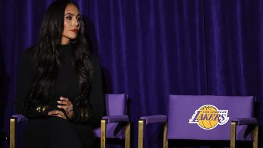 LOS ANGELES, CALIFORNIA - FEBRUARY 08:  Vanessa Bryant during a unveiling ceremony for the Kobe Bryant Statue at Crypto.com Arena on February 08, 2024 in Los Angeles, California.  NOTE TO USER: User expressly acknowledges and agrees that, by downloading and/or using this photograph, user is consenting to the terms and conditions of the Getty Images License Agreement.  (Photo by Ronald Martinez/Getty Images)