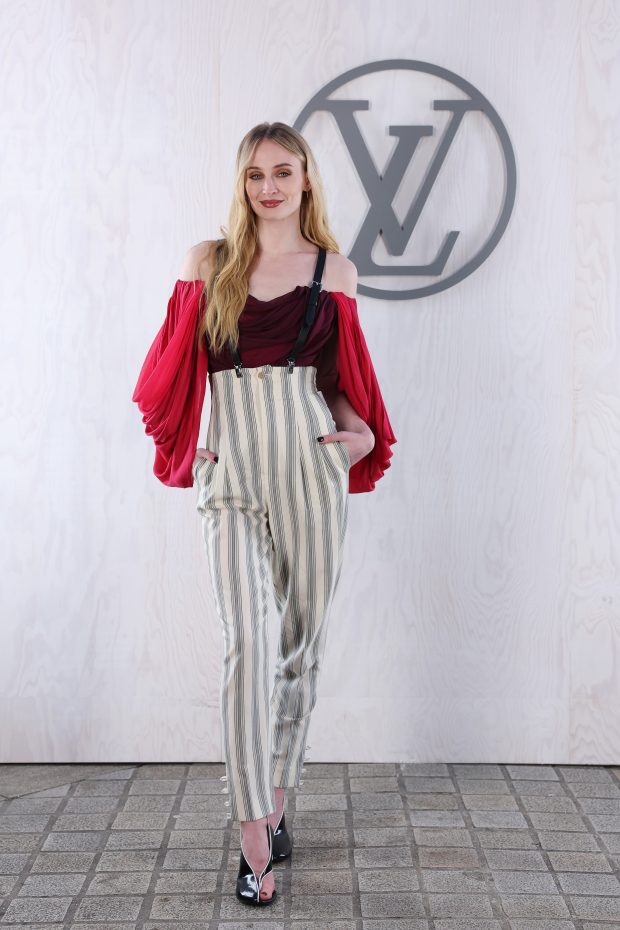 PARIS, FRANCE - MARCH 05: Sophie Turner attends the Louis Vuitton Womenswear Fall/Winter 2024-2025 show as part of Paris Fashion Week on March 05, 2024 in Paris, France. (Photo by Pascal Le Segretain/Getty Images for Louis Vuitton)