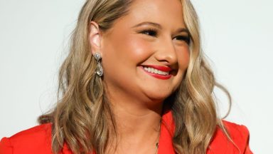 Gypsy Rose Blanchard at An Evening with Lifetime: Conversations on Controversies FYC Event held at The Lounge at Studio 10 on May 1, 2024 in Los Angeles, Calfornia. (Photo by Jesse Grant/Variety via Getty Images)