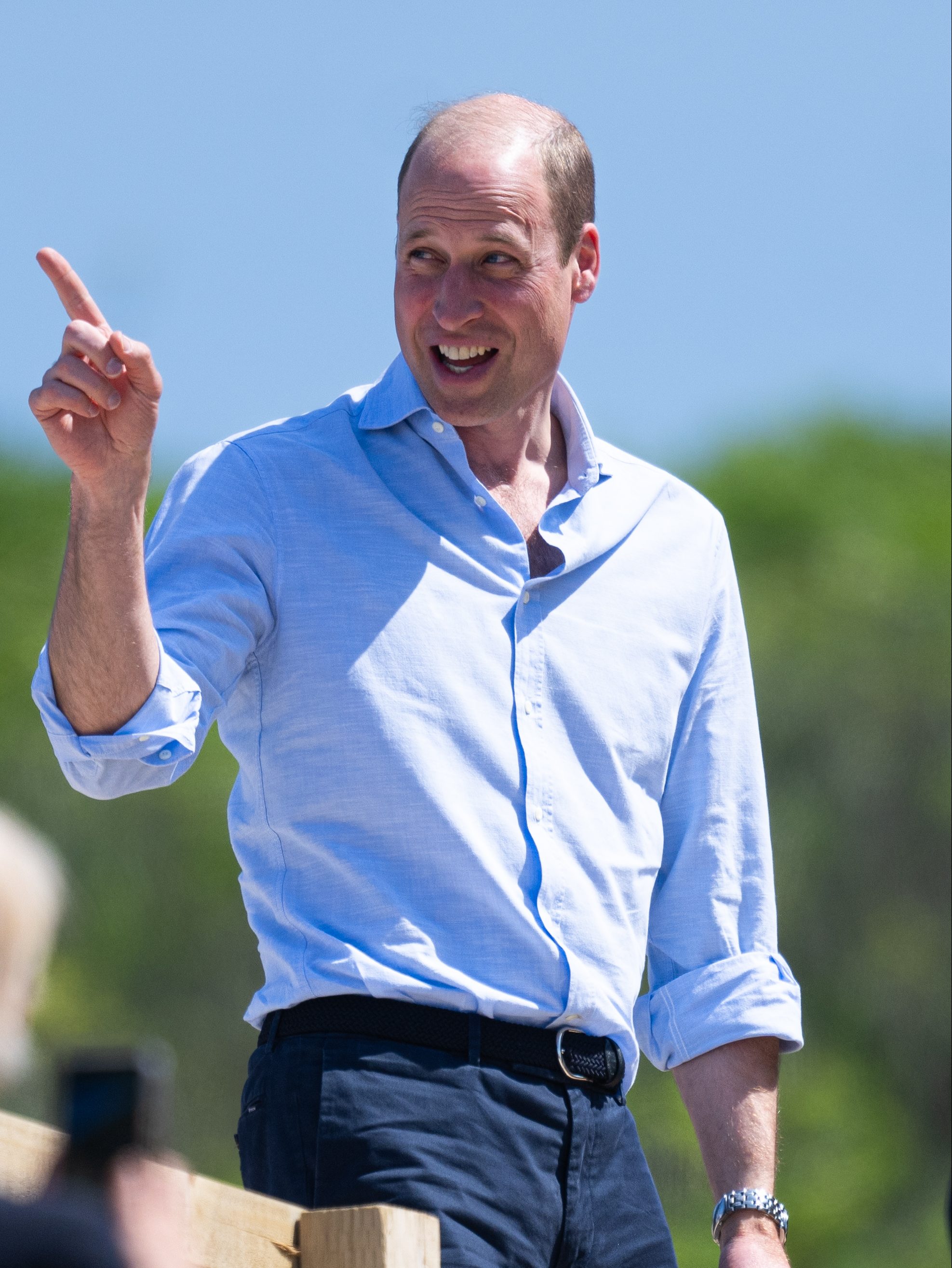 Prince William, Prince of Wales on Fistral Beach