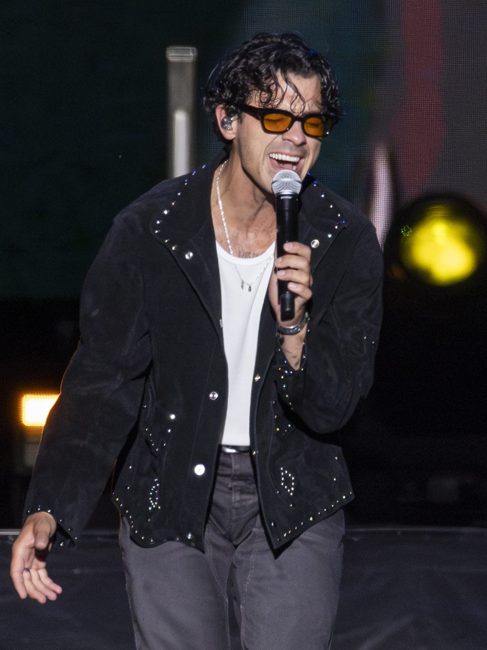 QUEBEC CITY, QUEBEC - JULY 06: Joe Jonas of the Jonas Brothers performs on Day 3 of Festival d'été de Québec on July 06, 2024 in Quebec City, Quebec. (Photo by Scott Legato/Getty Images)