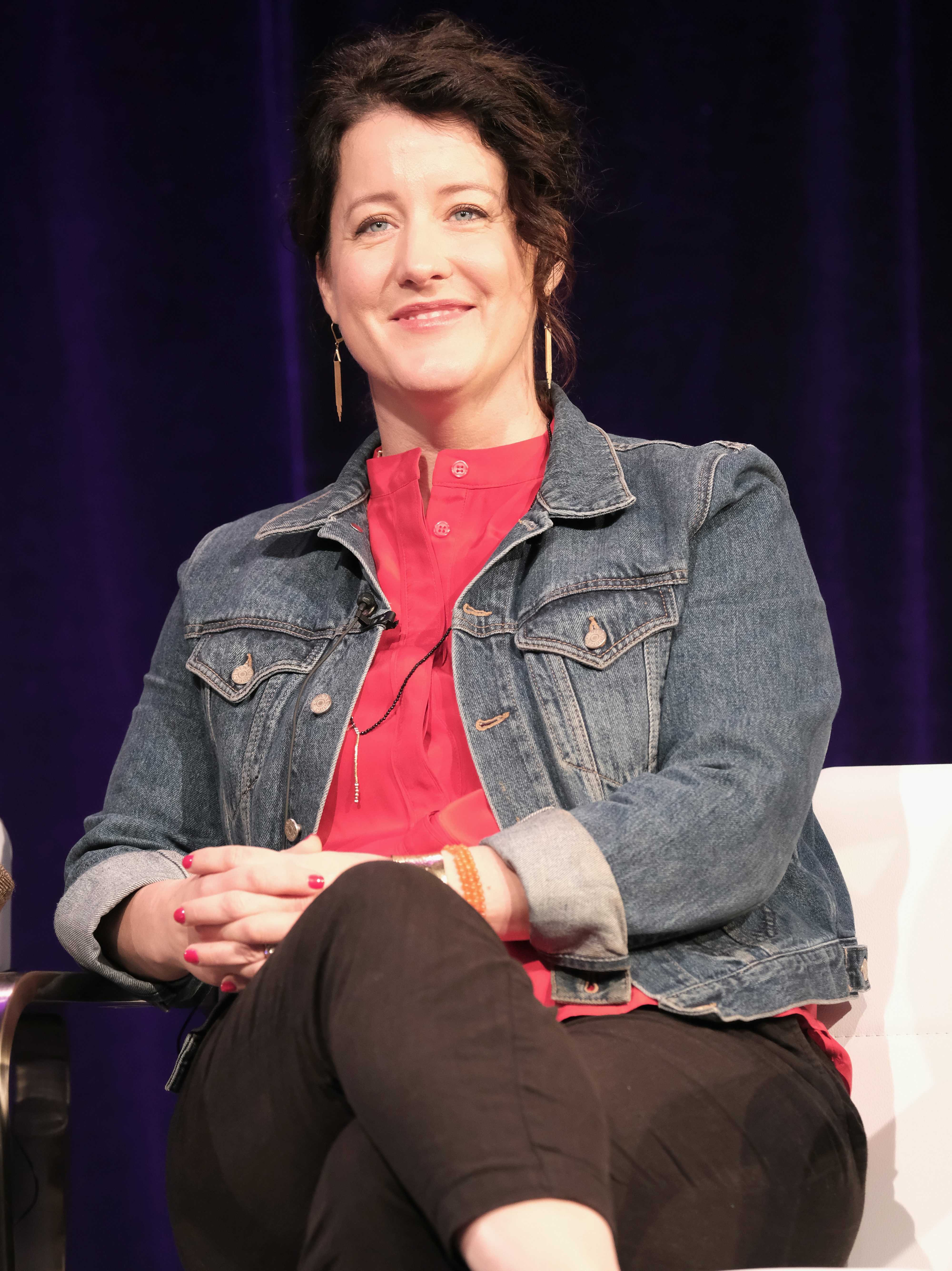 PASADENA, CA - JANUARY 16:  Chef, James Beard: Americas First Foodie Naomi Pomeroy of 'AMERICAN MASTERS Chefs Flight' speaks onstage during the PBS portion of the 2017 Winter Television Critics Association Press Tour at Langham Hotel on January 16, 2017 in Pasadena, California.  (Photo by Frederick M. Brown/Getty Images)