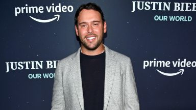 NEW YORK, NEW YORK - SEPTEMBER 14: Scooter Braun attends the Justin Bieber: Our World event at The Edge at Hudson Yards on September 14, 2021 in New York City. (Photo by Kevin Mazur/Getty Images for Amazon Studios)