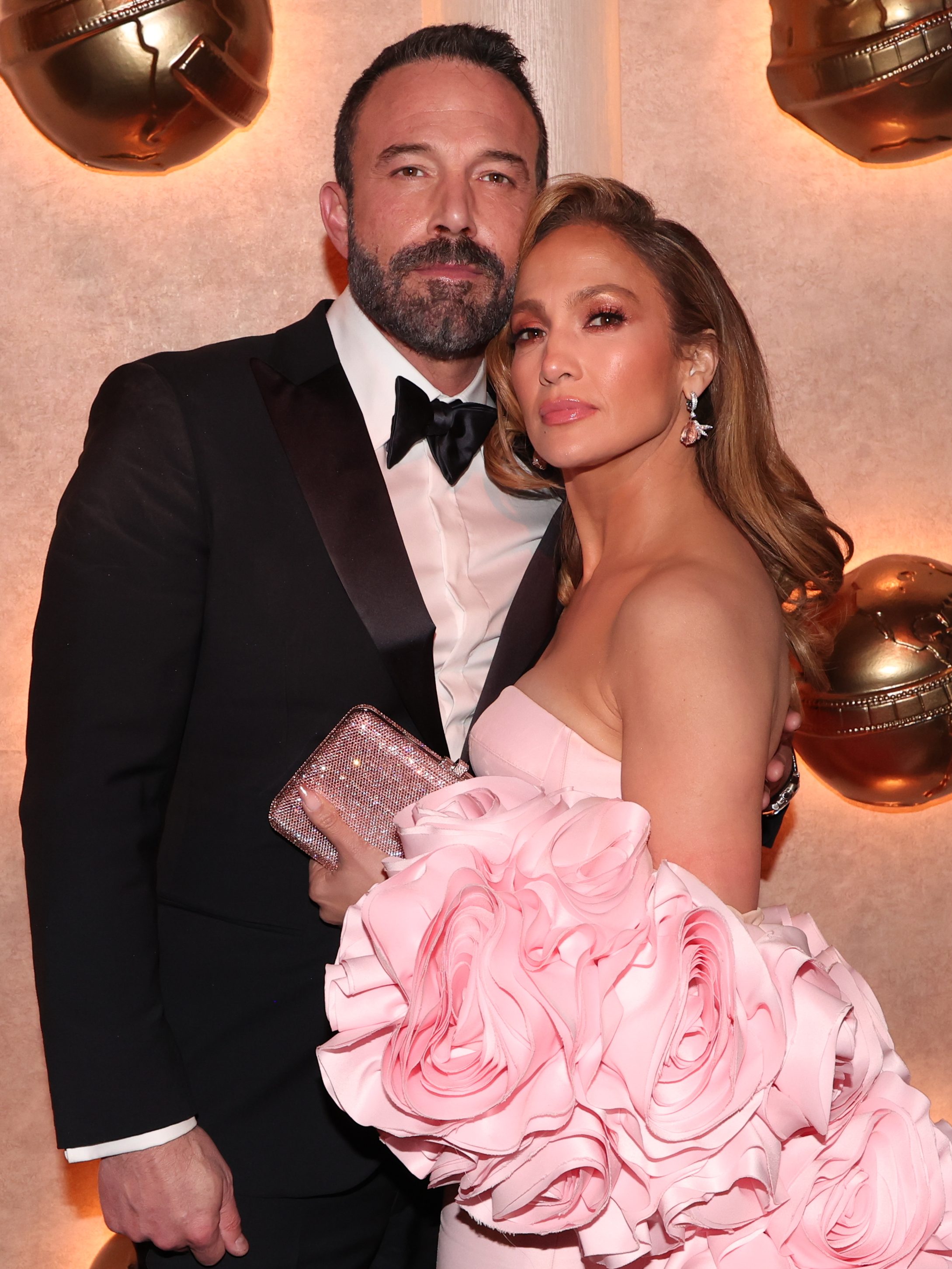 Ben Affleck and Jennifer Lopez at the 81st Golden Globe Awards
