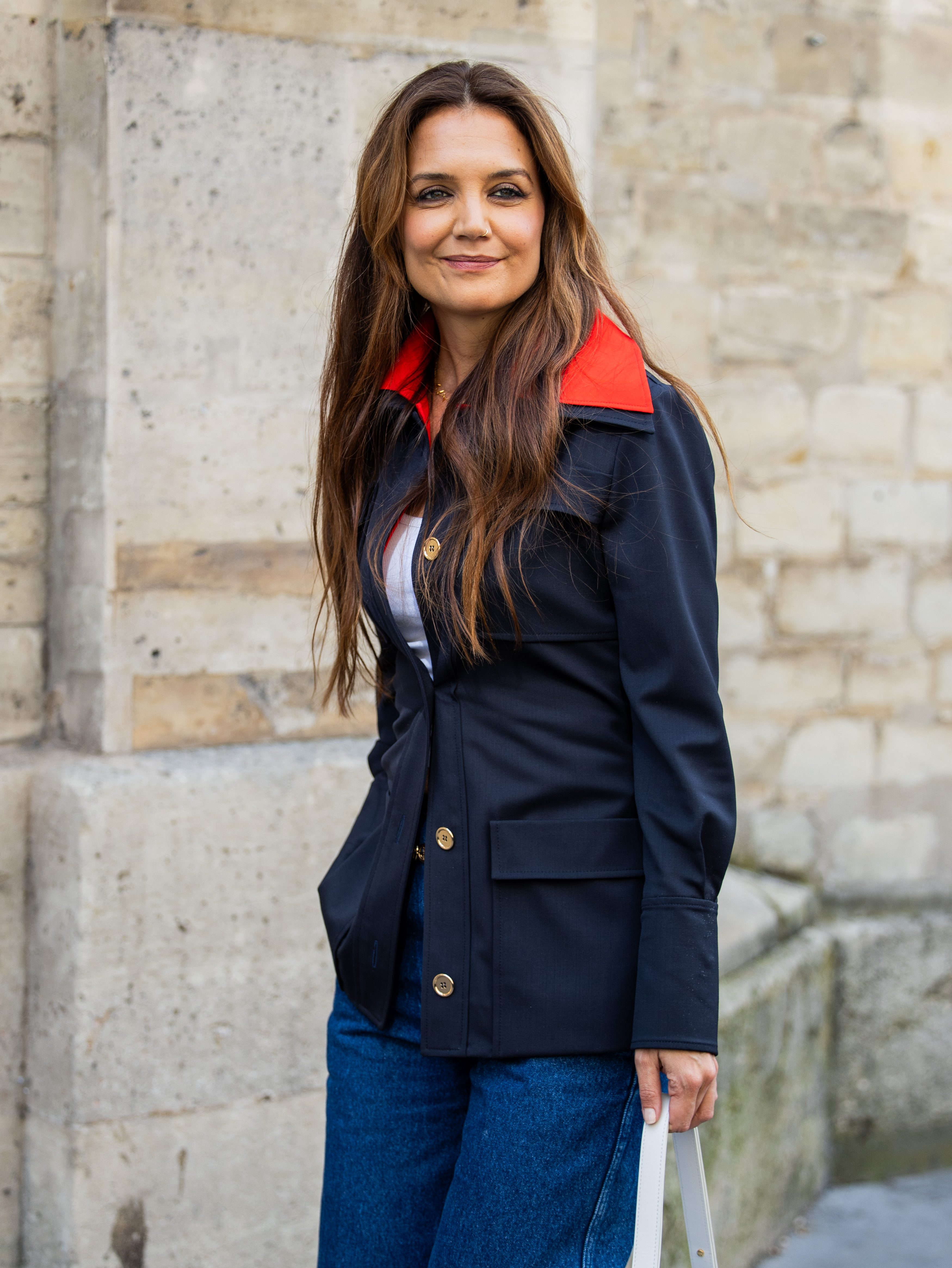 Katie Holmes at the Haute Couture Fall/Winter 2024/2025 Paris Fashion Week