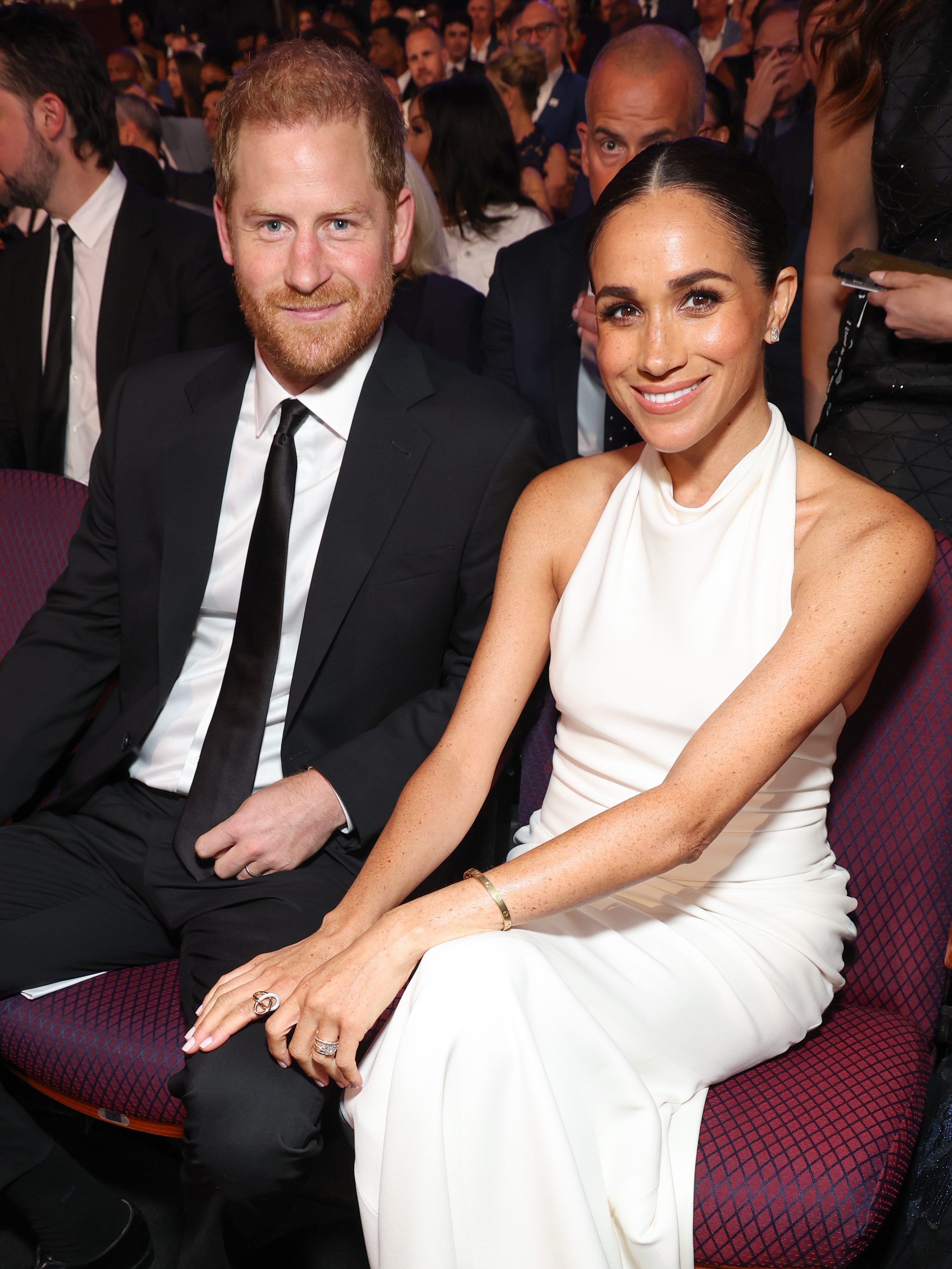 Prince Harry, Duke of Sussex and Meghan, Duchess of Sussex attend the 2024 ESPY Awards