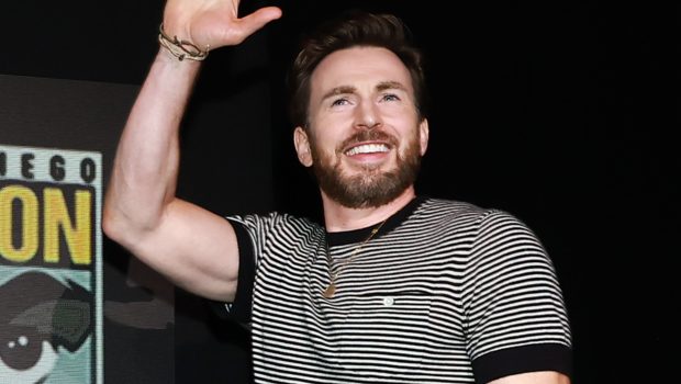 SAN DIEGO, CALIFORNIA - JULY 25: Chris Evans speaks onstage during "Marvel Studios: The Ultimate Deadpool & Wolverine Celebration Of Life" panel during 2024 Comic-Con International at San Diego Convention Center on July 25, 2024 in San Diego, California. (Photo by Matt Winkelmeyer/Getty Images)