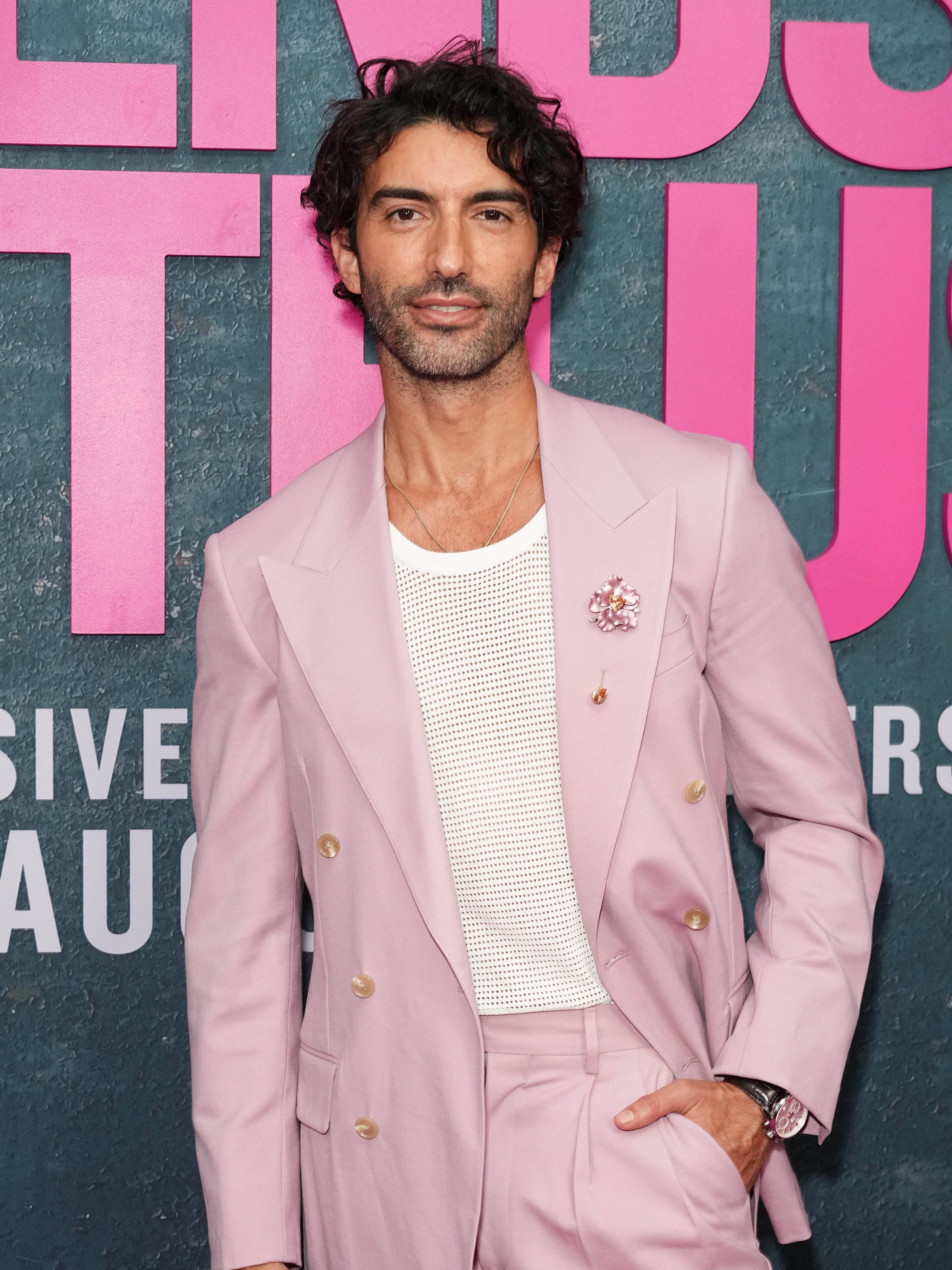 Justin Baldoni at the "It Ends With Us" New York Premiere