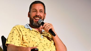 NEW YORK, NEW YORK - AUGUST 20: Adam Sandler speaks onstage during the Adam Sandler: Love You Netflix NY Special Screening at The Paris Theatre on August 20, 2024 in New York City. (Photo by Roy Rochlin/Getty Images for Netflix)