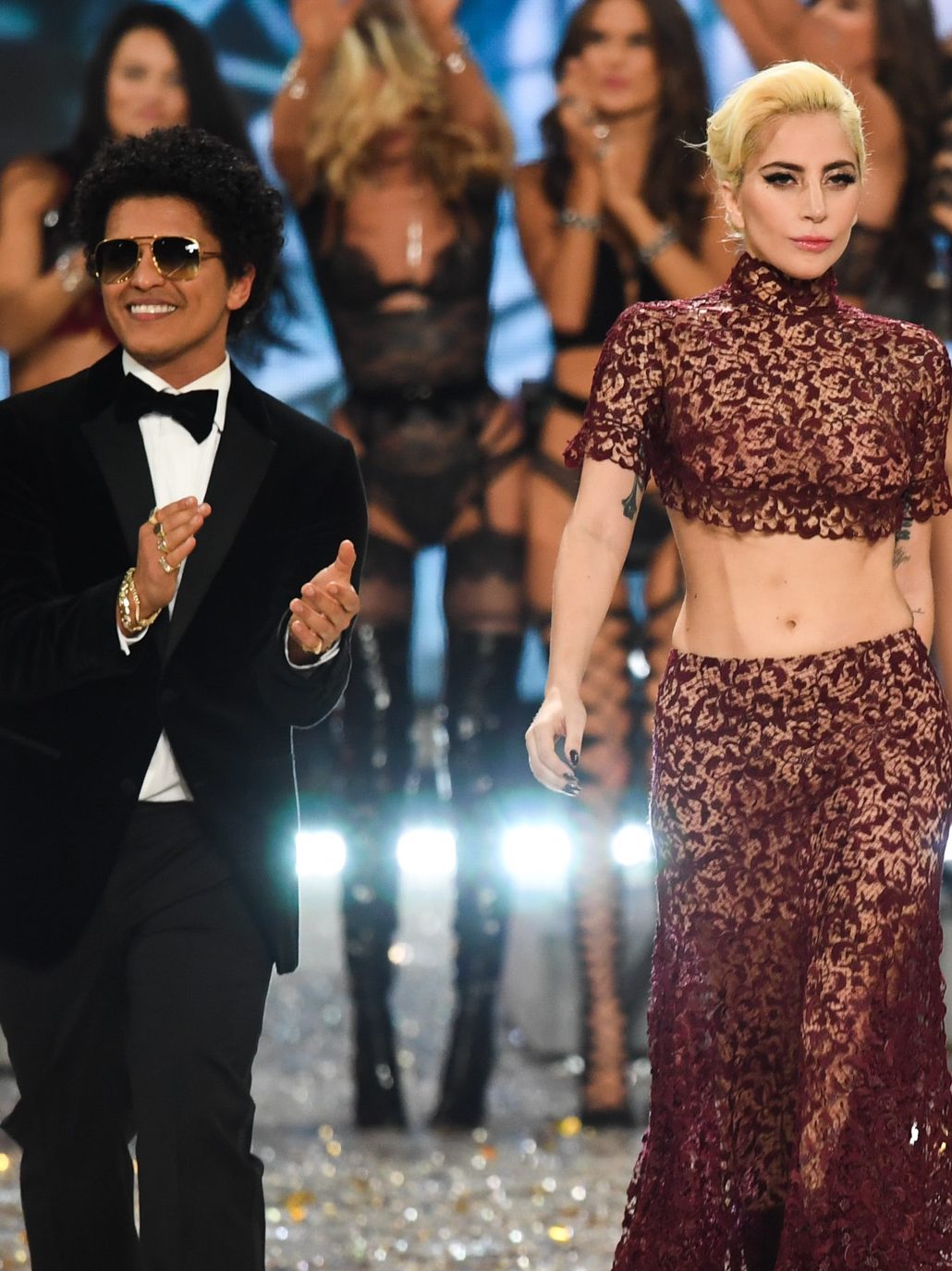 Bruno Mars and Lady Gaga