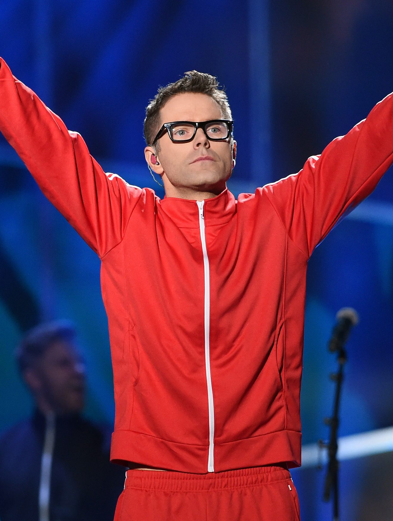 Bobby Bones and the Raging Idiots perform onstage