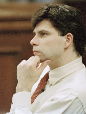 TRIAL OF THE MENENDEZ BROTHERS IN LOS ANGELES : Portrait of Lyle Menendez. (Photo by Kim Kulish/Sygma via Getty Images)