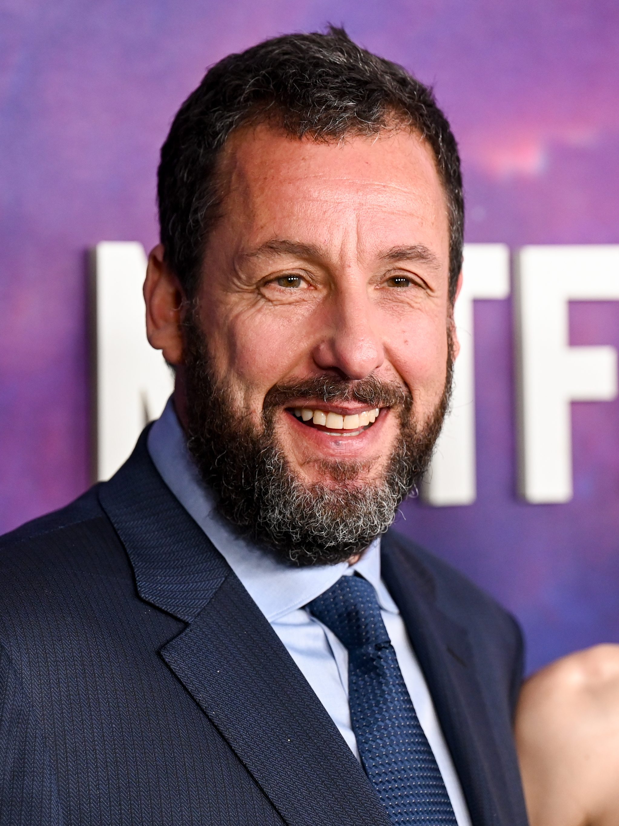 Adam Sandler at the premiere of "Spaceman" held at The Egyptian Theatre Hollywood on February 26, 2024 in Los Angeles, California. (Photo by Gilbert Flores/Variety via Getty Images)