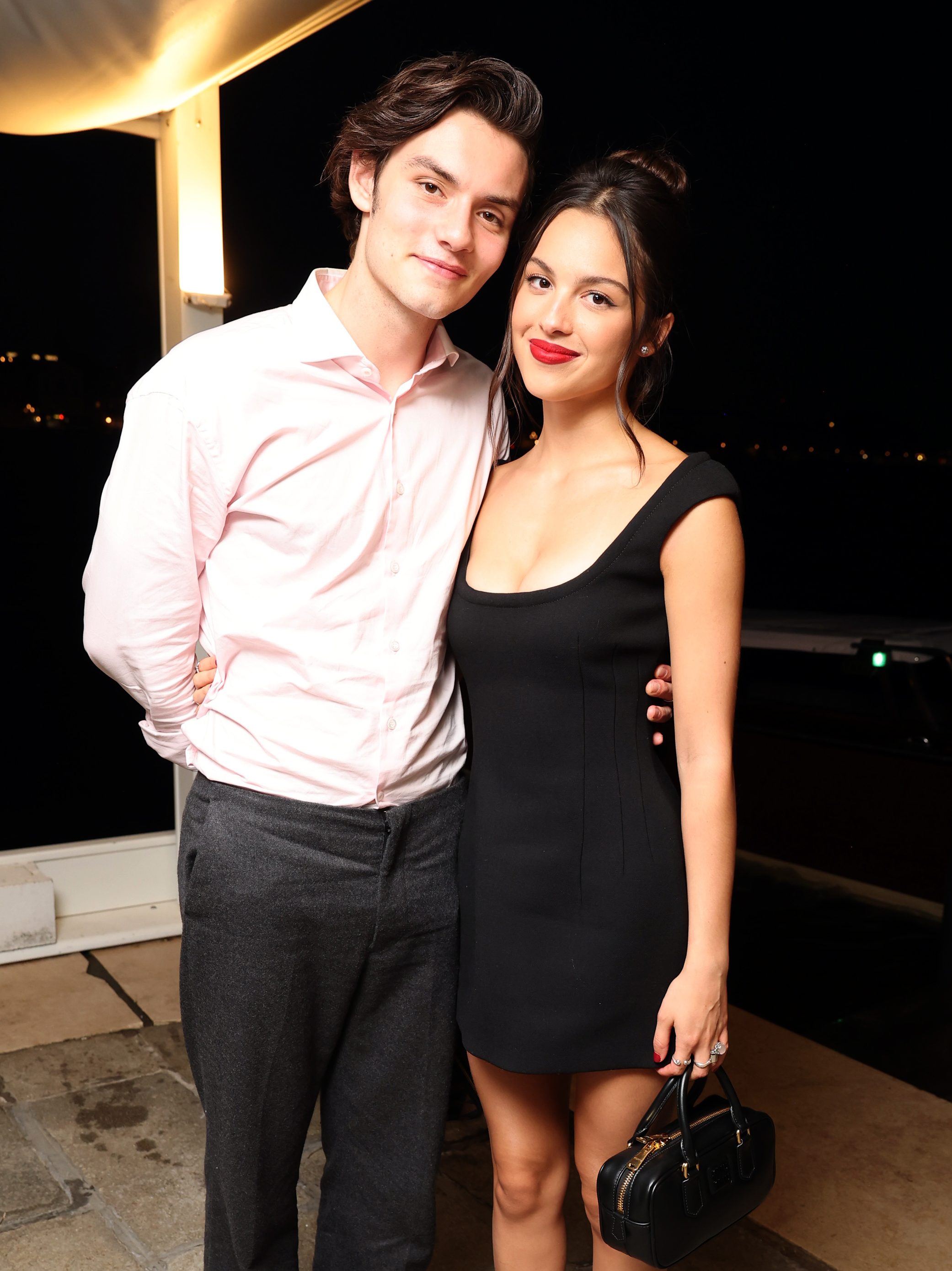 Louis Partridge and Olivia Rodrigo at the Venice International Film Festival