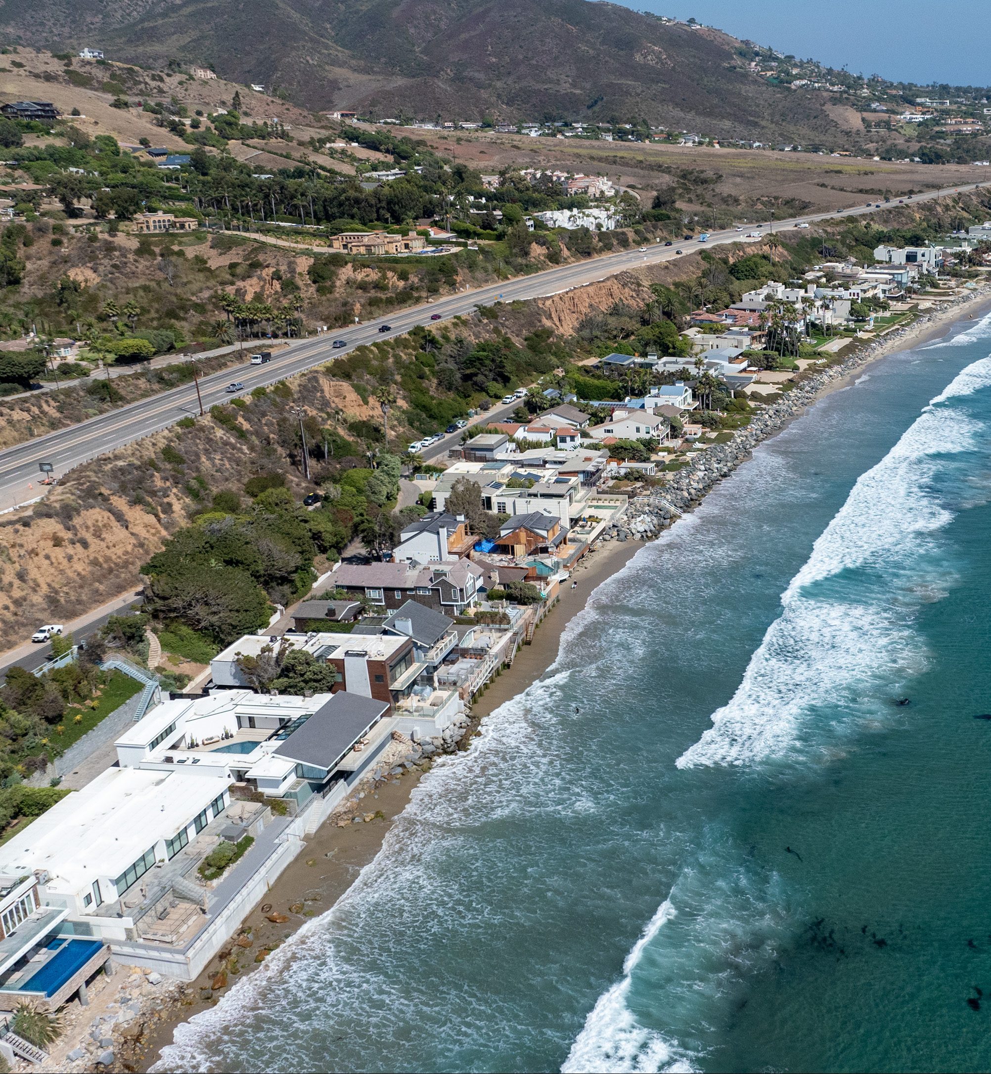 Malibu, CA - September 11: Broad Beach on Wednesday, Sept. 11, 2024 in Malibu, CA. (Brian van der Brug / Los Angeles Times via Getty Images)