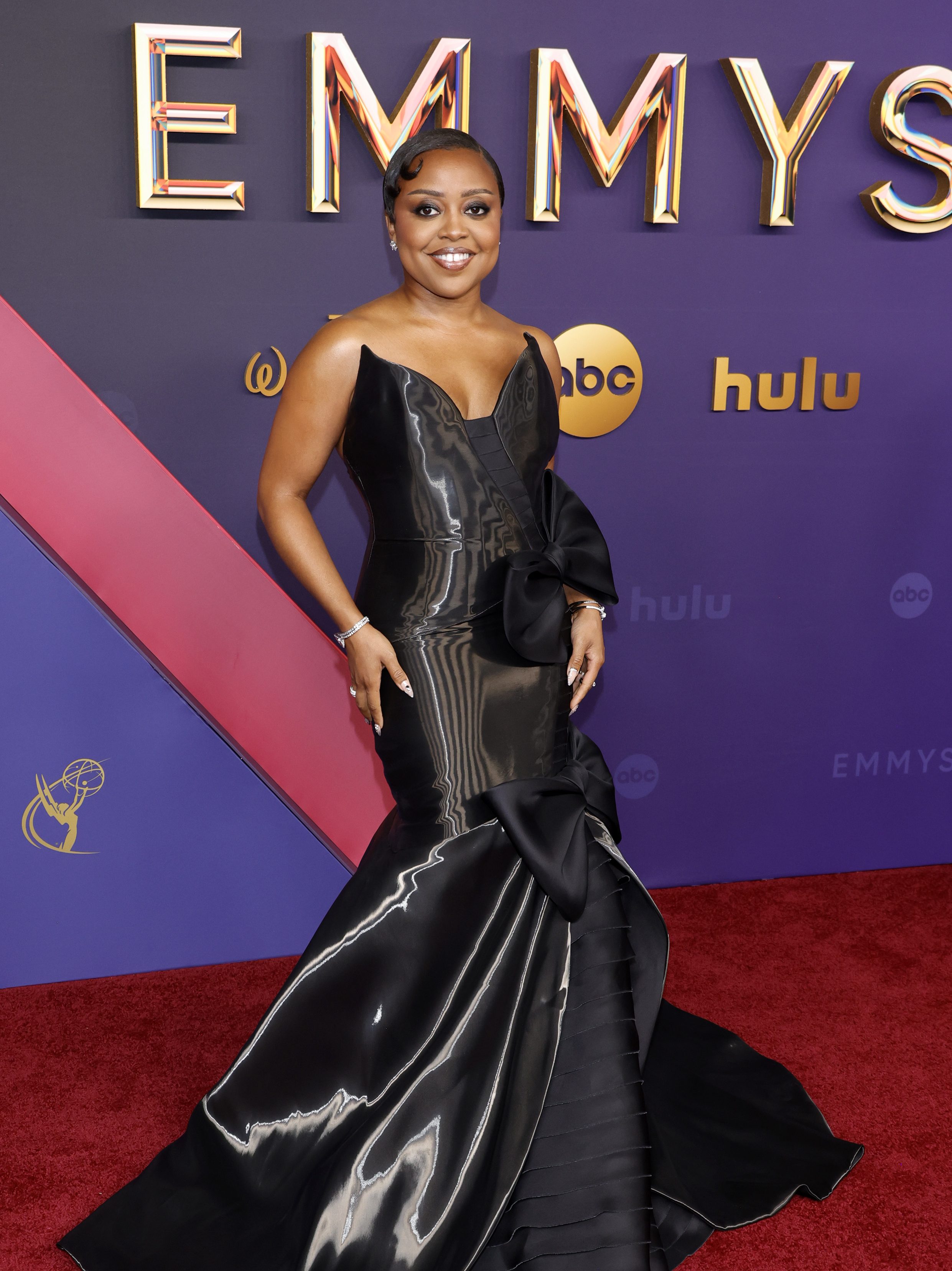 LOS ANGELES, CALIFORNIA - SEPTEMBER 15: Quinta Brunson attends the 76th Primetime Emmy Awards at Peacock Theater on September 15, 2024 in Los Angeles, California. (Photo by Frazer Harrison/Getty Images)