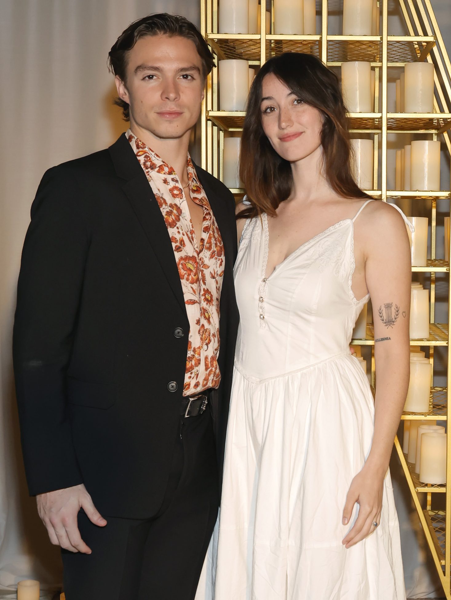 LOS ANGELES, CALIFORNIA - SEPTEMBER 15: (L-R) Nicholas Chavez and Victoria Abbott attend Netflix's Primetime Emmy afterparty at Hilex on September 15, 2024 in Los Angeles, California.  (Photo by Emma McIntyre/Getty Images for Netflix)