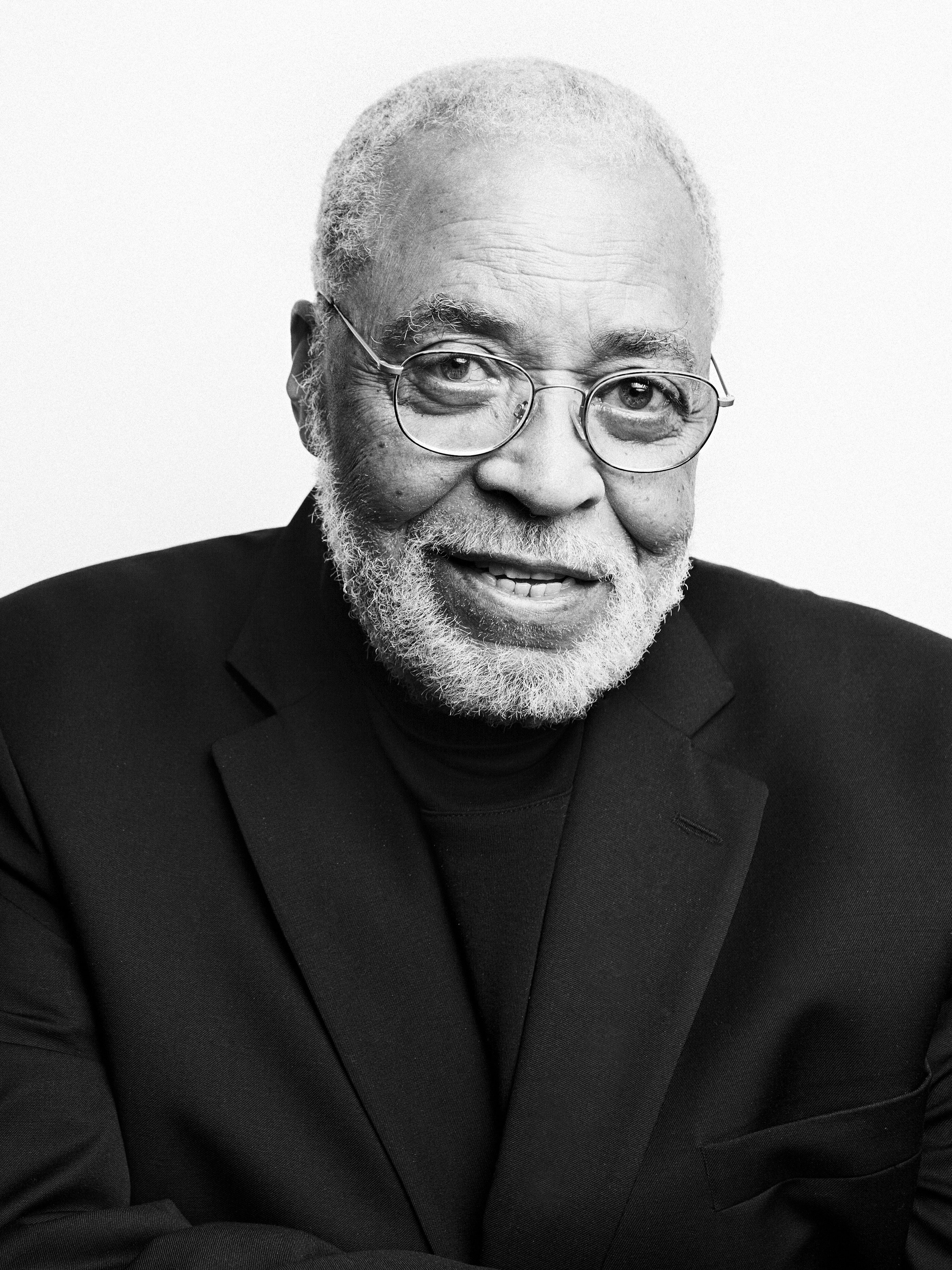 NEW YORK, NY - SEPTEMBER 16: Actor James Earl Jones sits for a portrait at the Longacre Theatre in New York, NY on September 16th, 2014. Mr. Jones performs in the ensemble cast of "You Can't Take It With You" at the theatre this fall. (Photo by Jesse Dittmar for The Washington Post via Getty Images.)