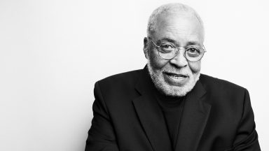 NEW YORK, NY - SEPTEMBER 16: Actor James Earl Jones sits for a portrait at the Longacre Theatre in New York, NY on September 16th, 2014. Mr. Jones performs in the ensemble cast of "You Can't Take It With You" at the theatre this fall. (Photo by Jesse Dittmar for The Washington Post via Getty Images.)