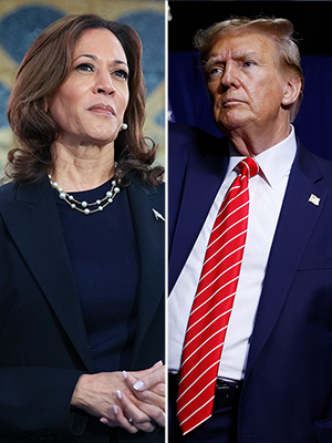 Kamala Harris and Donald Trump
