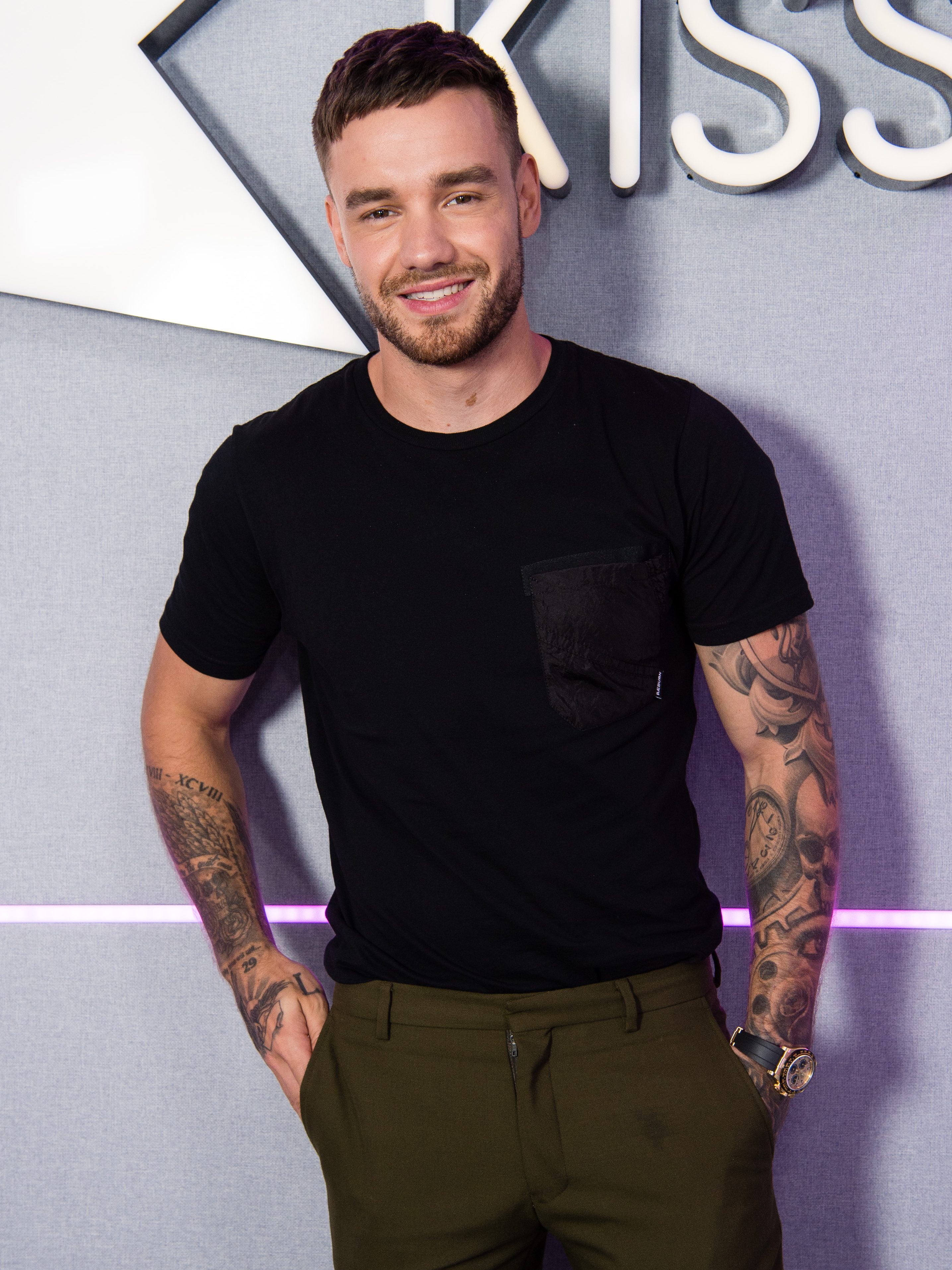LONDON, ENGLAND - SEPTEMBER 03: Liam Payne visits the Kiss FM Studio's on September 03, 2019 in London, England. (Photo by Jeff Spicer/Getty Images for ABA )